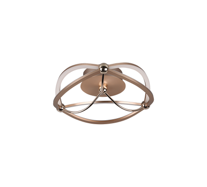 Charivari LED ceiling lamp 41 cm matt brass — 621210108