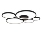 Rondo LED ceiling lamp 5-pc matt black — 622610532