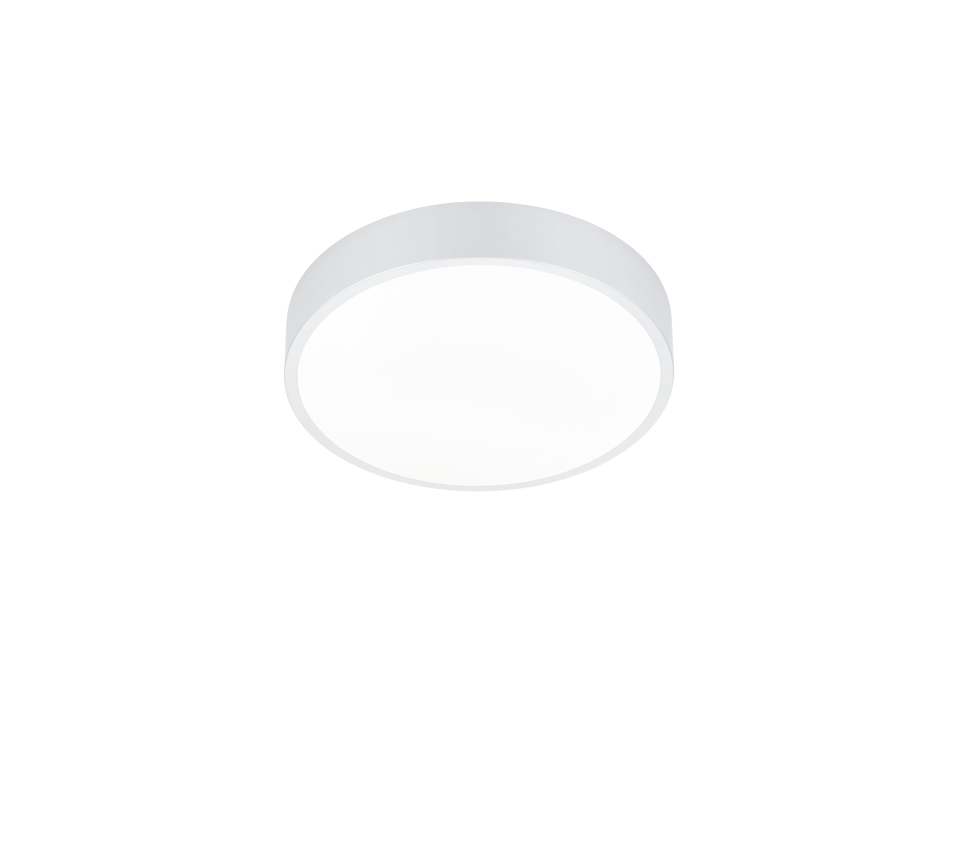 Waco LED ceiling lamp 30 cm matt white — 627413031