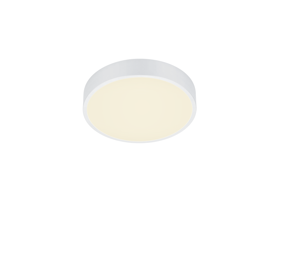 Waco LED ceiling lamp 30 cm matt white — 627413031