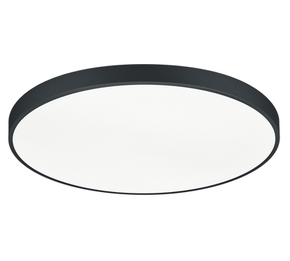 Waco LED ceiling lamp 75 cm matt black — 627417532