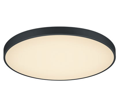 Waco LED ceiling lamp 75 cm matt black — 627417532