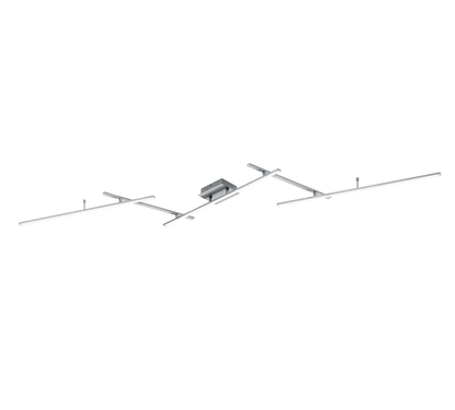 Arvin LED ceiling lamp brushed steel RGB — 628410507