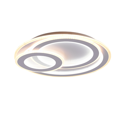 Mita LED ceiling lamp 51 cm round matt white — 629210331