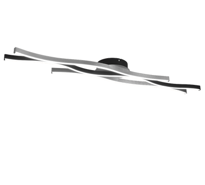 Blaze LED ceiling lamp brushed aluminium — 641210305