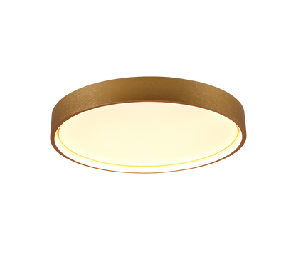 Doha LED ceiling lamp 45 cm matt brass — 641310208