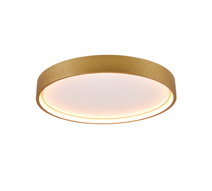 Doha LED ceiling lamp 45 cm matt brass — 641310208