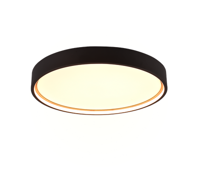 Doha LED ceiling lamp 45 cm matt black — 641310232