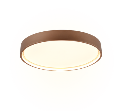 Doha LED ceiling lamp 45 cm coffee brown — 641310265