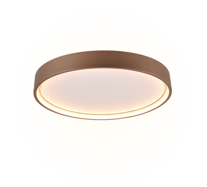 Doha LED ceiling lamp 45 cm coffee brown — 641310265