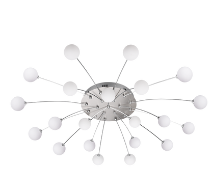 Bullet LED ceiling lamp brushed steel — 641412107