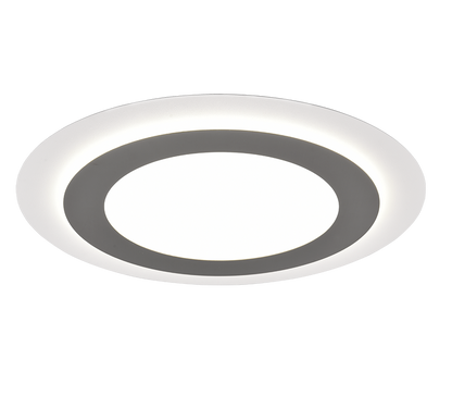 Morgan LED ceiling lamp 45 cm white/brushed steel — 641519207