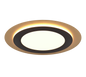 Morgan LED ceiling lamp 45 cm matt black/gold — 641519280