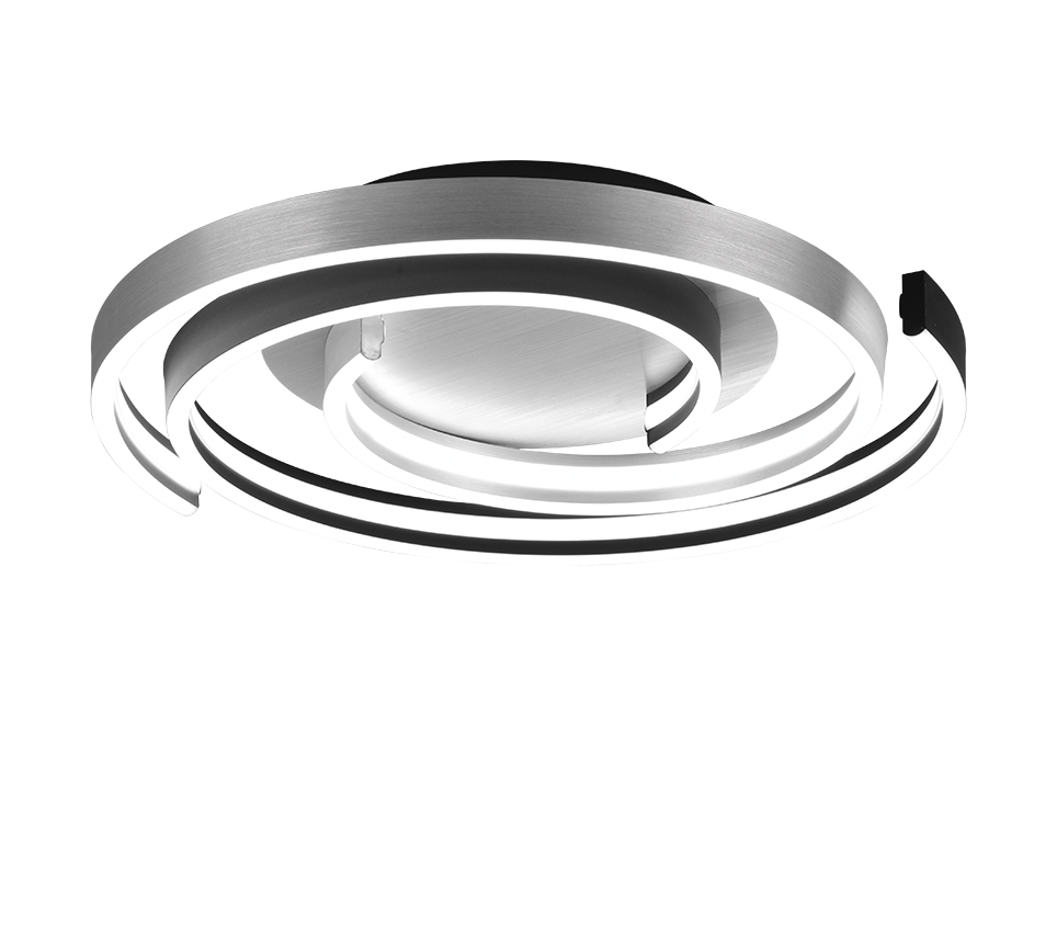 Caya LED ceiling lamp brushed aluminium — 641910205