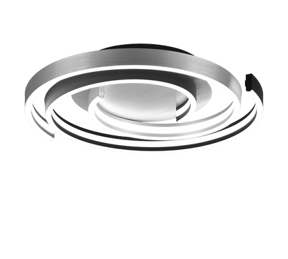 Caya LED ceiling lamp brushed aluminium — 641910205