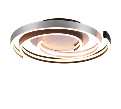 Caya LED ceiling lamp brushed aluminium — 641910205