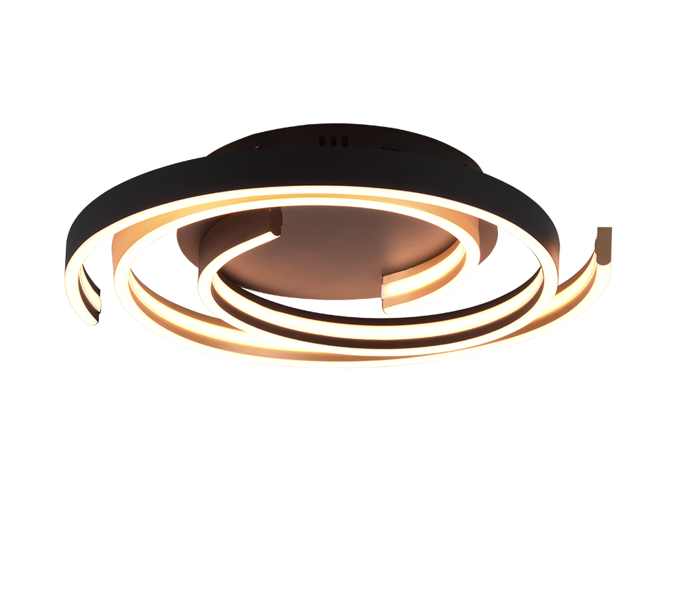 Caya LED ceiling lamp matt brass — 641910208