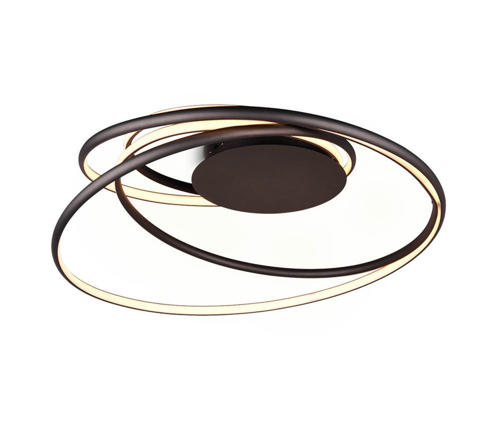 Nala LED ceiling lamp matt black — 644310132