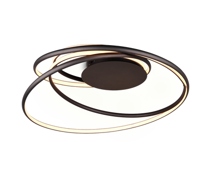 Nala LED ceiling lamp matt black — 644310132