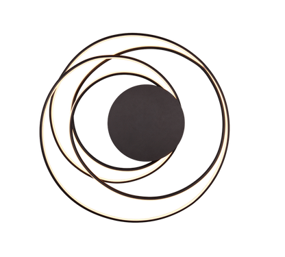 Nala LED ceiling lamp matt black — 644310132