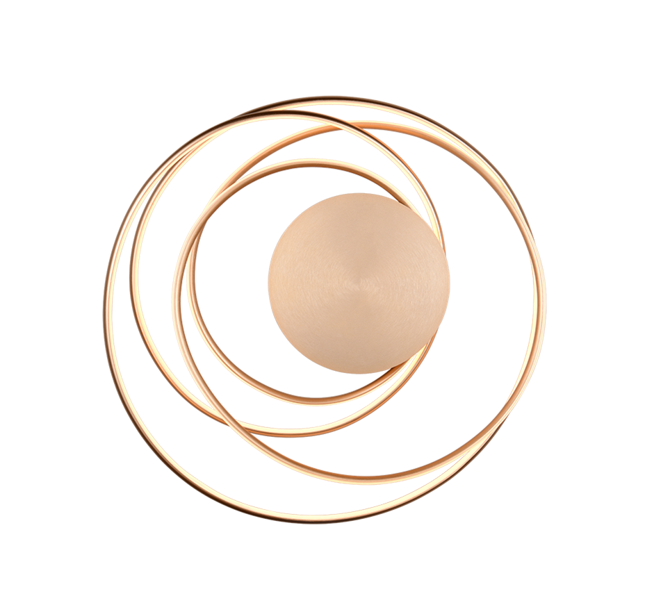 Nala LED ceiling lamp matt brass — 644310179