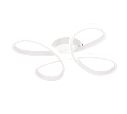 Fly LED ceiling lamp 40 cm matt white 4000K — 645610131