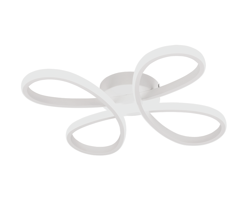 Fly LED ceiling lamp 40 cm matt white 4000K — 645610131