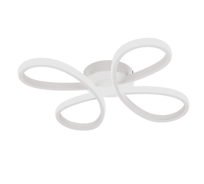 Fly LED ceiling lamp 40 cm matt white 4000K — 645610131