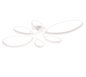 Fly LED ceiling lamp 83 cm matt white 4000K — 645619131