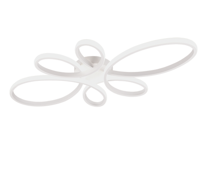 Fly LED ceiling lamp 83 cm matt white 4000K — 645619131