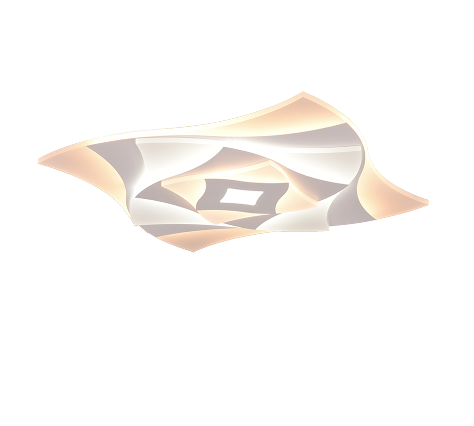 Akita LED ceiling lamp matt white — 647110131