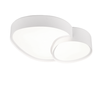 Rise LED ceiling lamp 43 cm matt white — 647510231