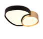 Rise LED ceiling lamp 43 cm black-gold — 647510280