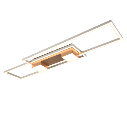 Albany LED ceiling lamp coffee brown — 647710465