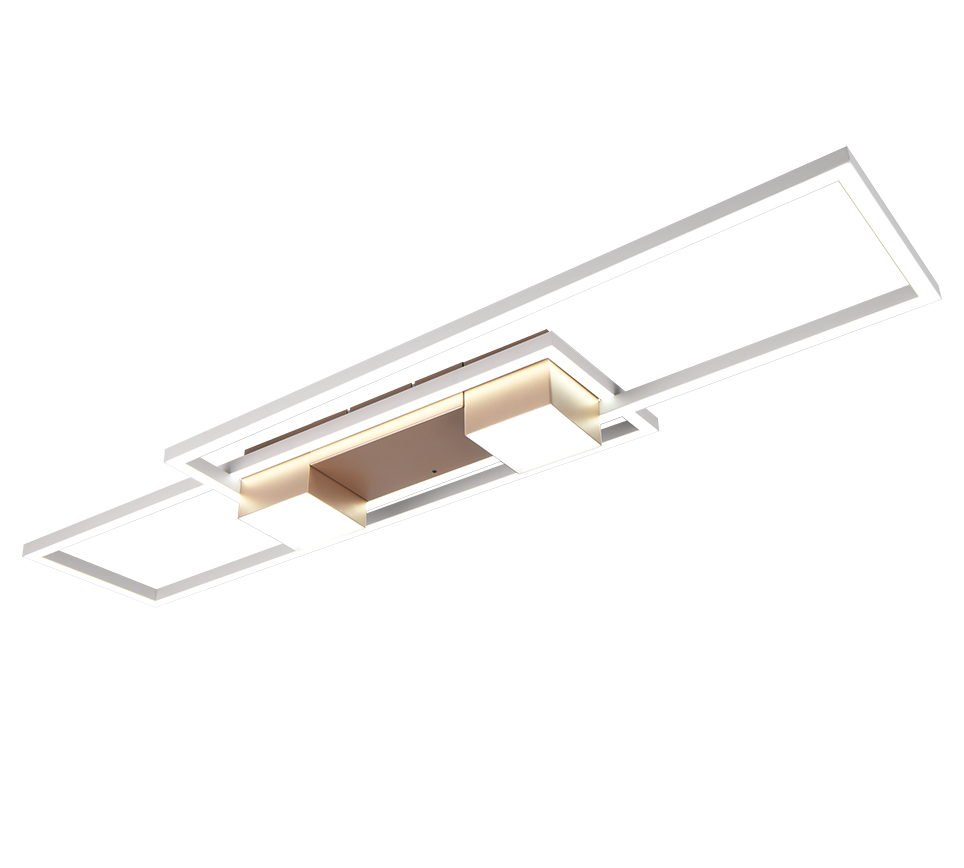 Albany LED ceiling lamp coffee brown — 647710465