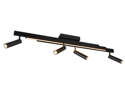 Zeno LED spot 4-pc matt black — 648310532