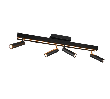 Zeno LED spot 4-pc matt black — 648310532