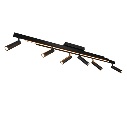 Zeno LED spot 6-pc matt black — 648310732