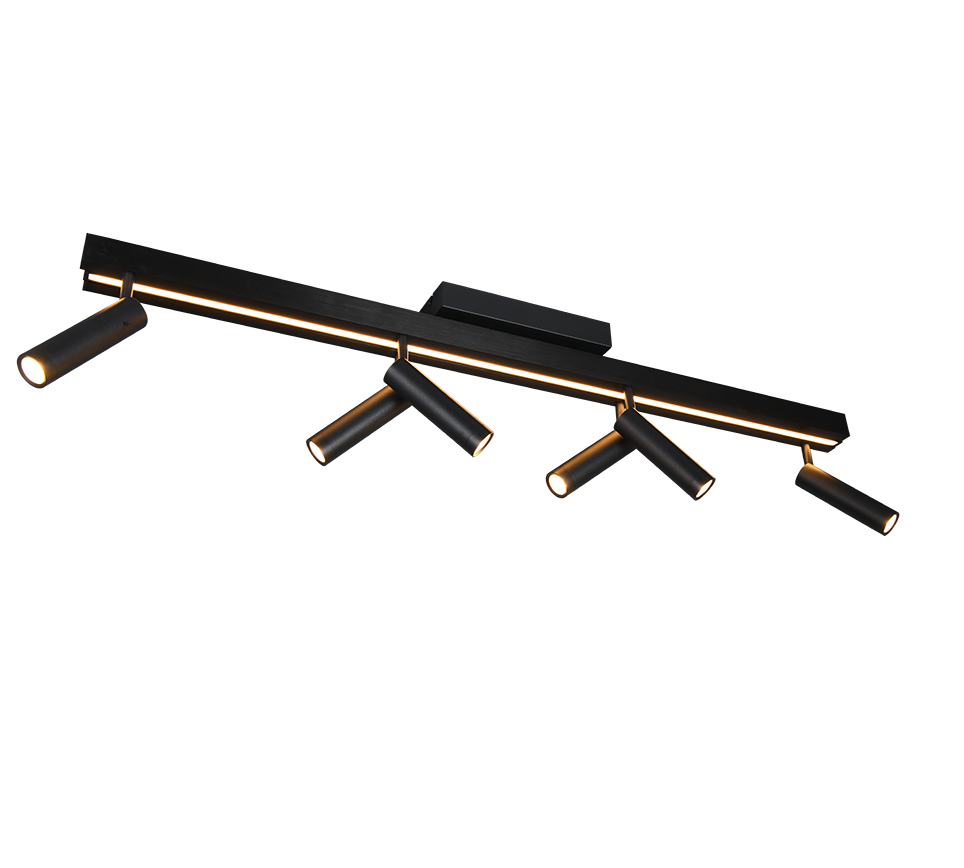 Zeno LED spot 6-pc matt black — 648310732