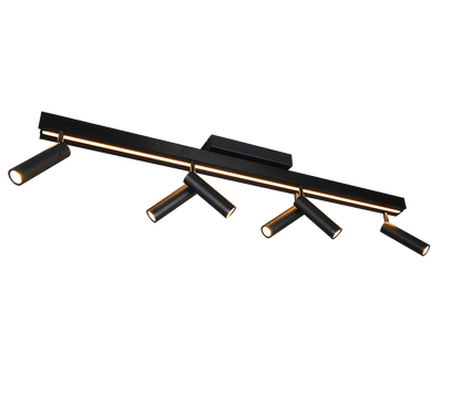 Zeno LED spot 6-pc matt black — 648310732