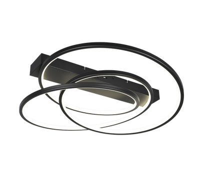 Darvin LED ceiling lamp matt black — 649110132