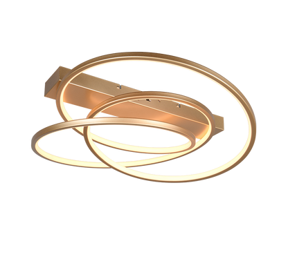 Darvin LED ceiling lamp gold — 649110179
