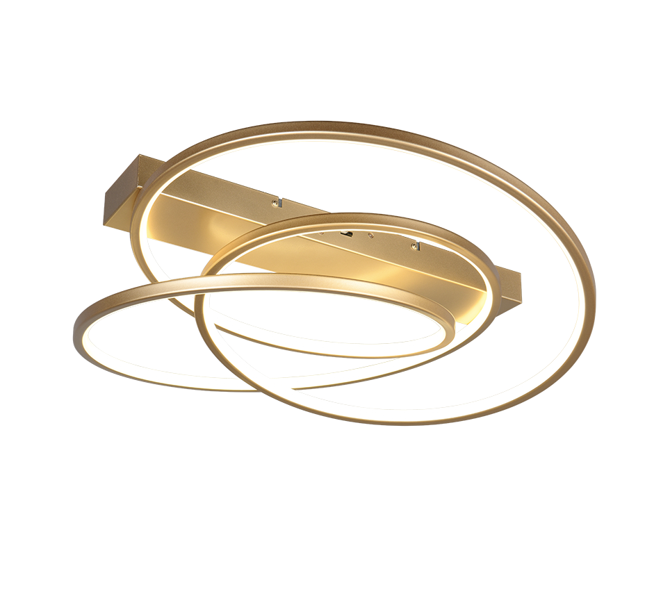 Darvin LED ceiling lamp gold — 649110179
