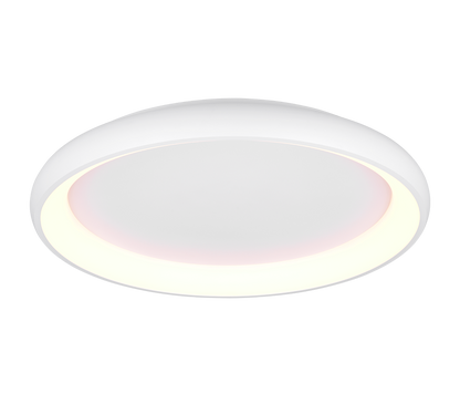 Cardona LED ceiling lamp 75 cm matt white — 649617531