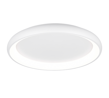 Cardona LED ceiling lamp 75 cm matt white — 649617531