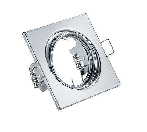 Jura recessed spotlight GU10 chrome square — 650000106