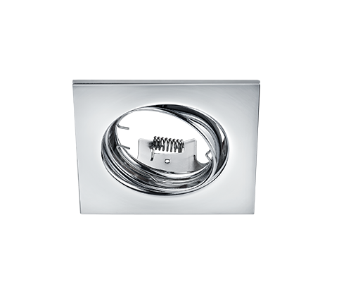 Jura recessed spotlight GU10 chrome square — 650000106