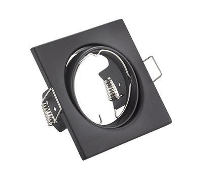 Jura recessed spotlight GU10 matt black square — 650000132