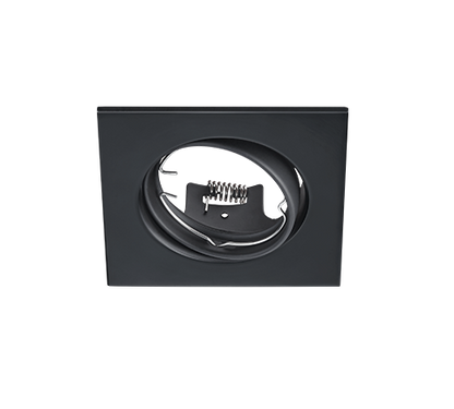 Jura recessed spotlight GU10 matt black square — 650000132
