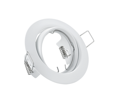 Jura recessed spotlight GU10 matt white round — 650100131